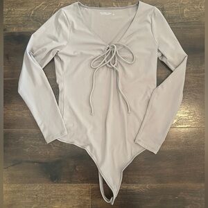 Abercrombie & Fitch Soft Gray BodySuit